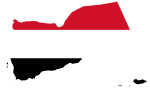 Yemen Map Flag